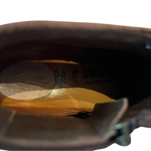 Birkenstock Bennington Chelsea Boot Dark Brown Bootie Sz 36 Womens 5 - Picture 6 of 7